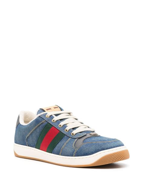 gucci denim sneakers